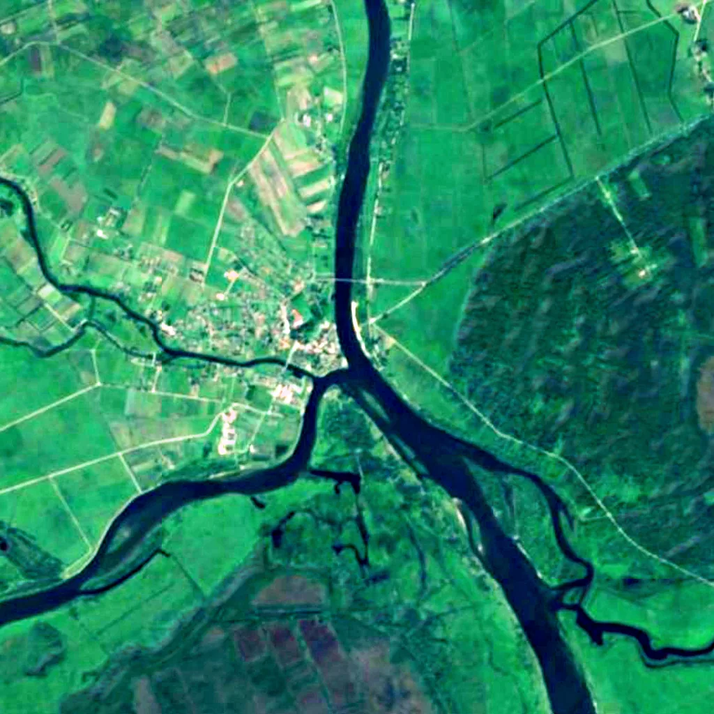 Nemunas Delta seen from above (Sentinel-2)