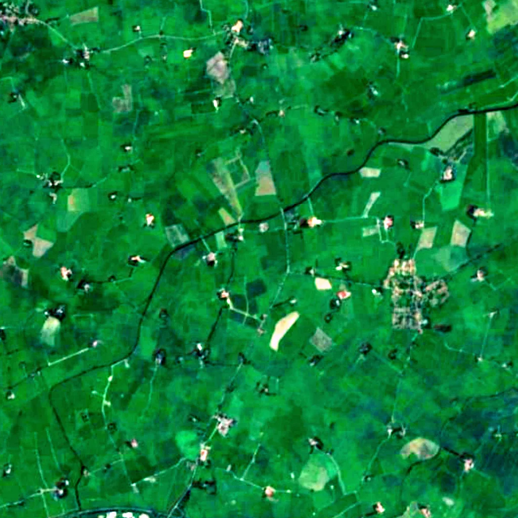 Niedersächsisches Wattenmeer und angrenzendes Küstenmeer seen from above (Sentinel-2)