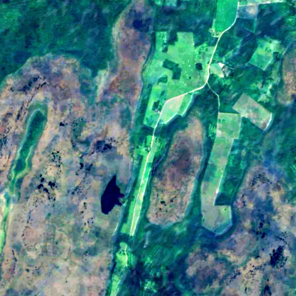 Nigula Nature Reserve seen from above (Sentinel-2)