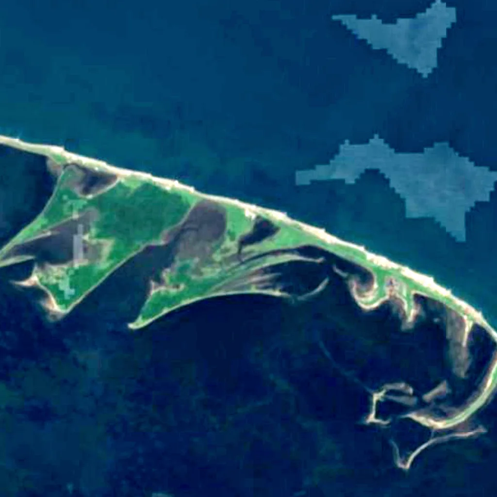 Notsuke Peninsula seen from above (Sentinel-2)