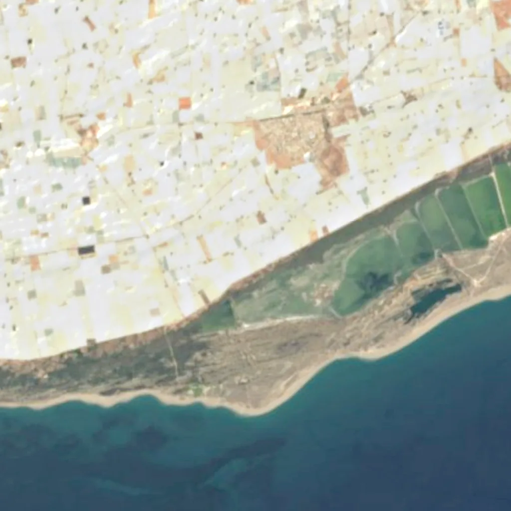 Punta Entinas-Sabinar seen from above (Sentinel-2)