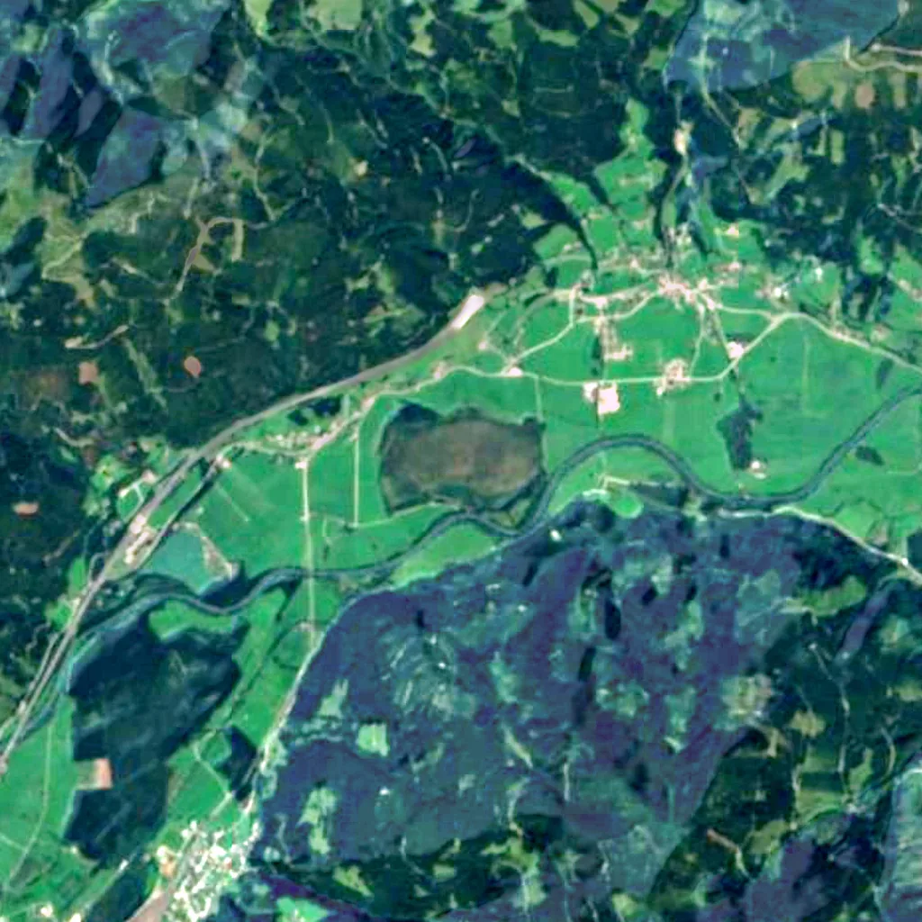 Pürgschachenmoos seen from above (Sentinel-2)