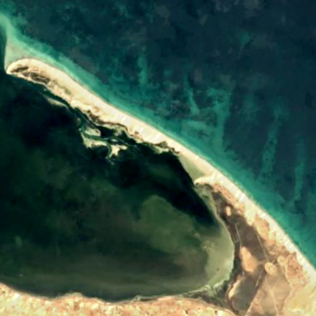 Ras R'mal seen from above (Sentinel-2)
