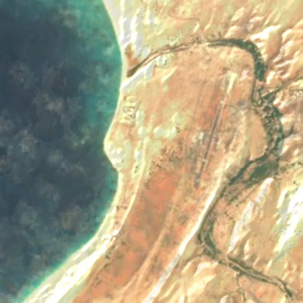 Ribeira do Rabil Important Bird Area seen from above (Sentinel-2)