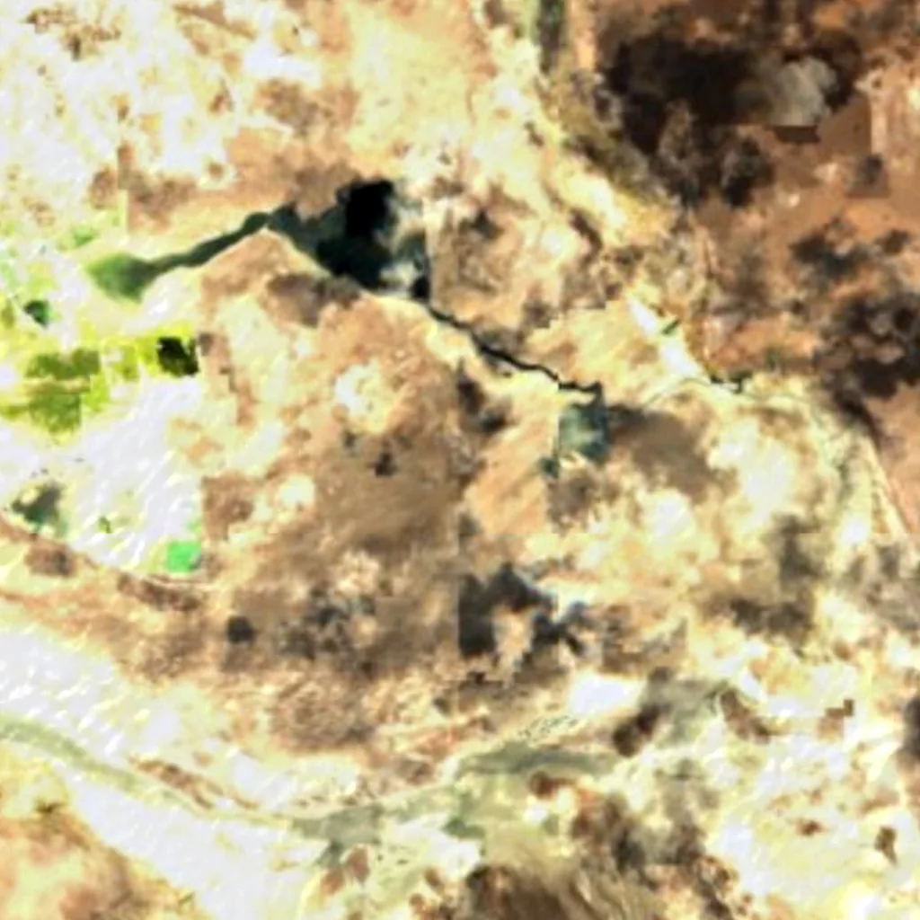 Salar de Surire Natural Monument seen from above (Sentinel-2)