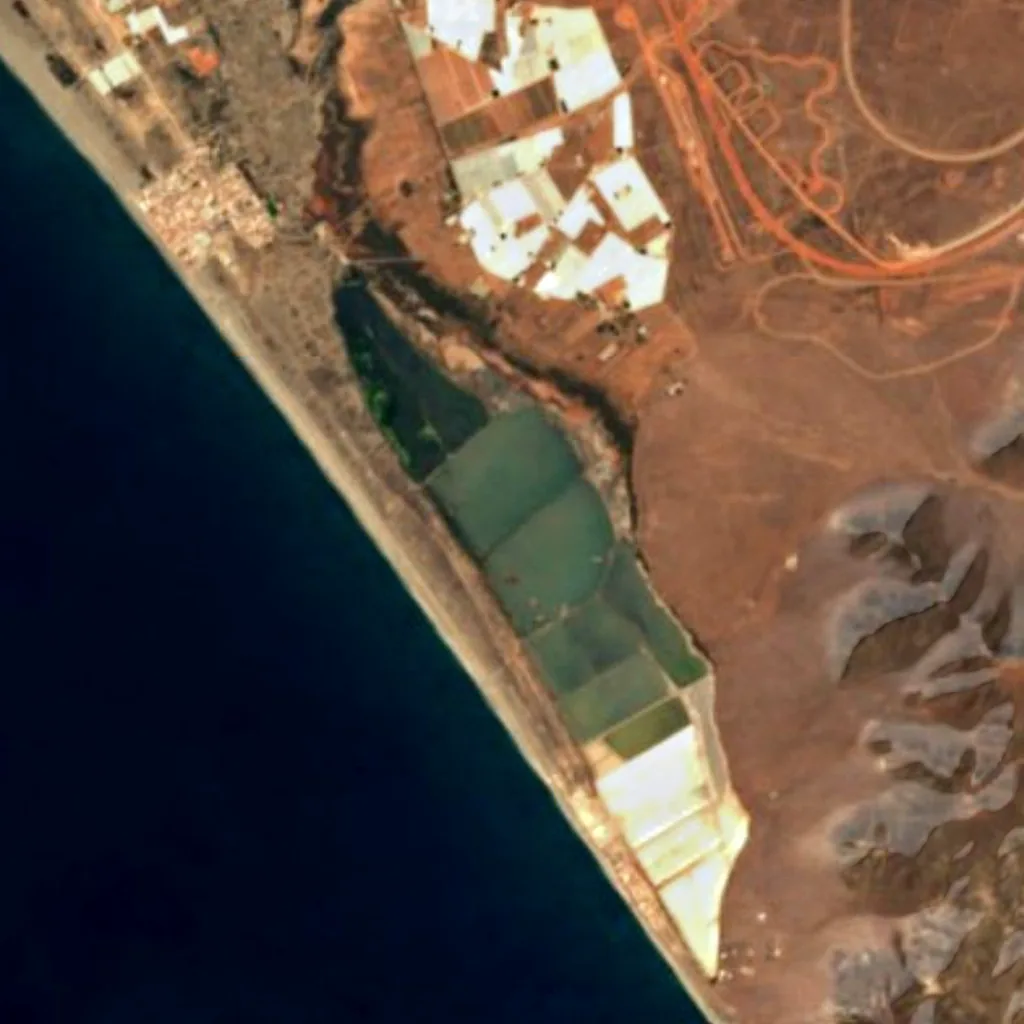 Salinas del Cabo de Gata seen from above (Sentinel-2)