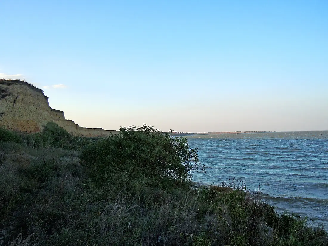 Sasyk Lagoon in Hlyboke