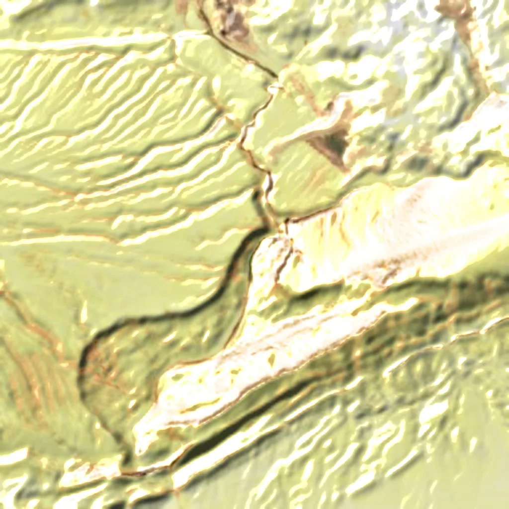 Selja Gorges seen from above (Sentinel-2)