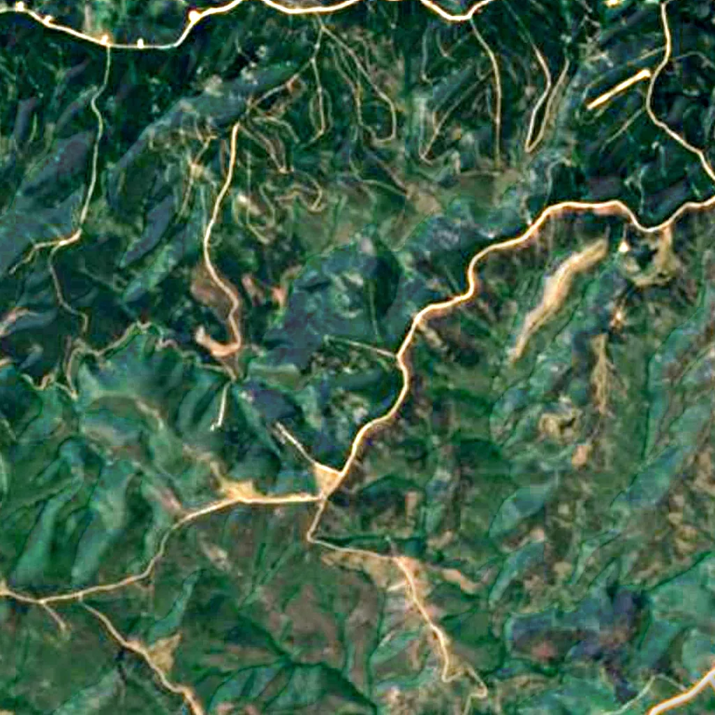 Serra da Malcata seen from above (Sentinel-2)