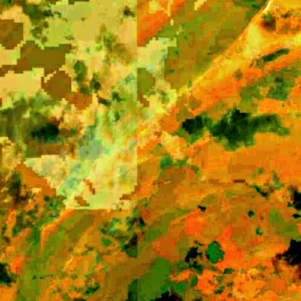 Severn Estuary seen from above (Sentinel-2)