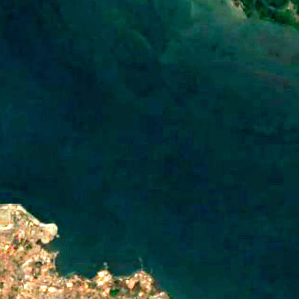 Sierra Leone River seen from above (Sentinel-2)