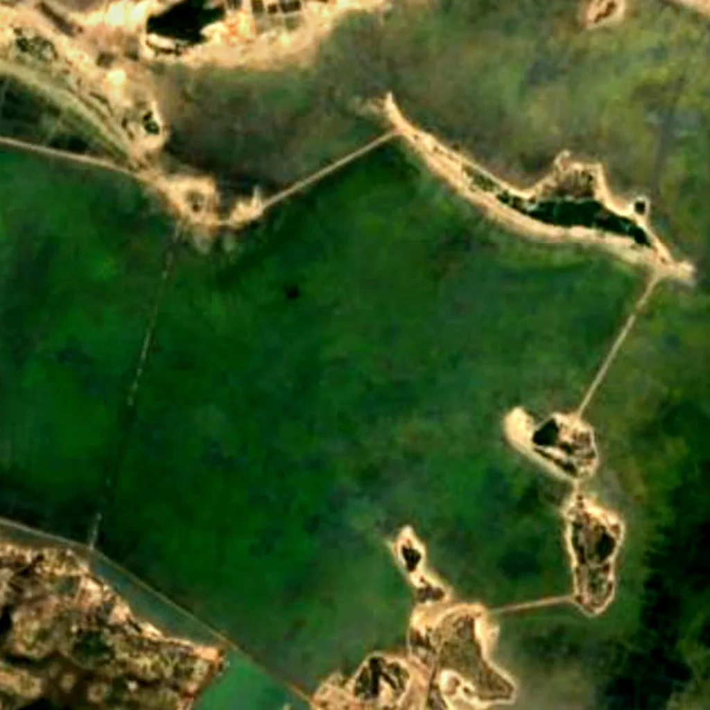 Songor Lagoon seen from above (Sentinel-2)
