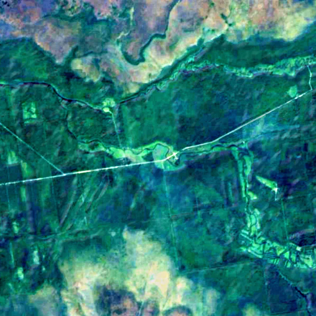 Soomaa National Park seen from above (Sentinel-2)