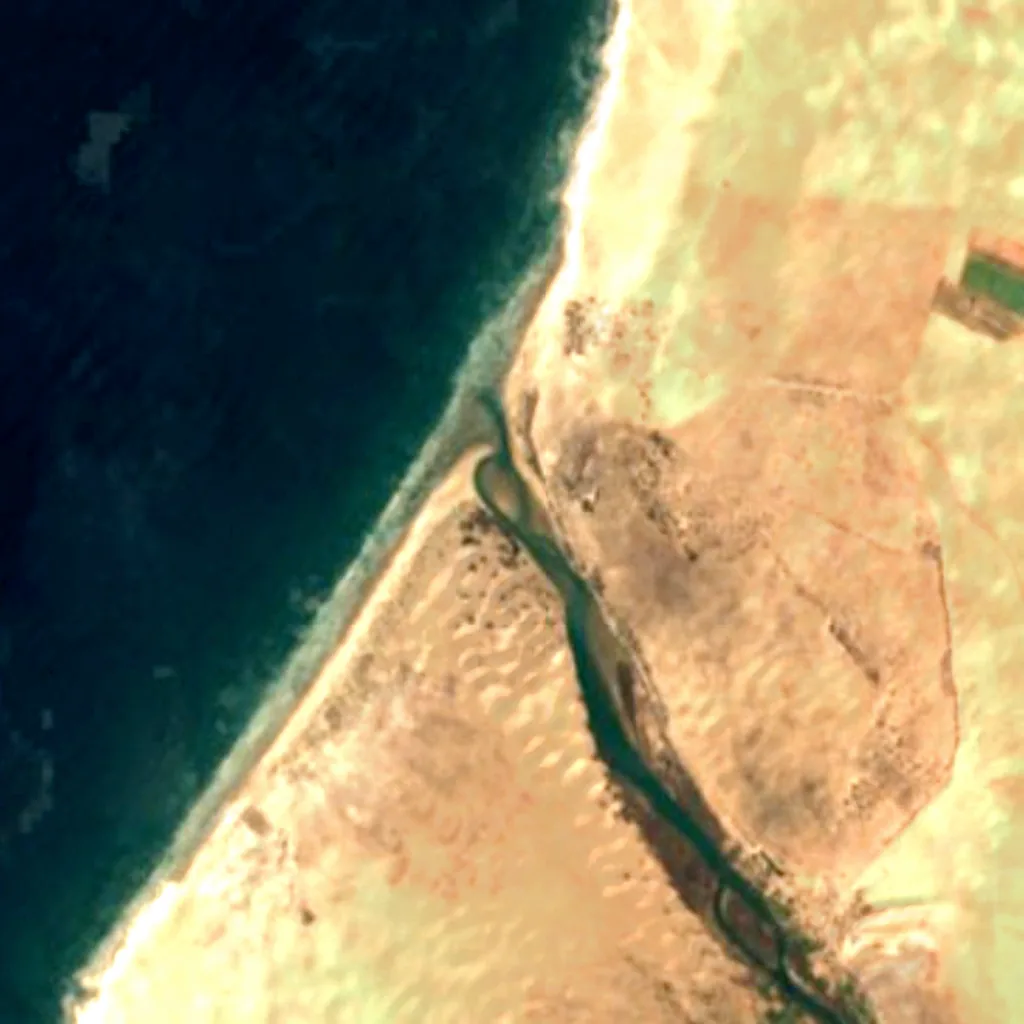 Souss-Massa National Park seen from above (Sentinel-2)