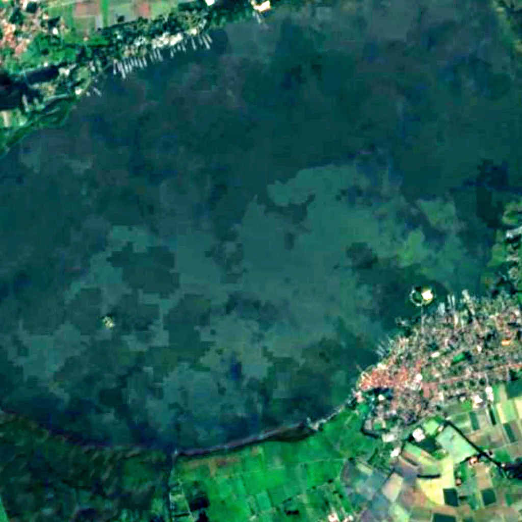 Steinhuder Meer seen from above (Sentinel-2)
