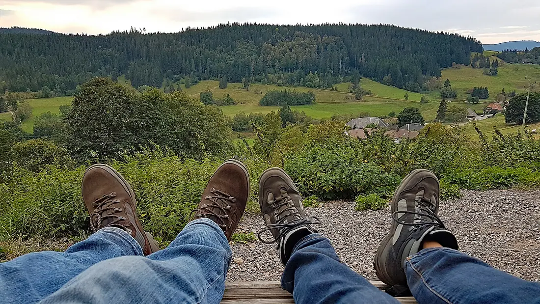 Rast am Hirtenjungenpfad im Hochschwarzwald