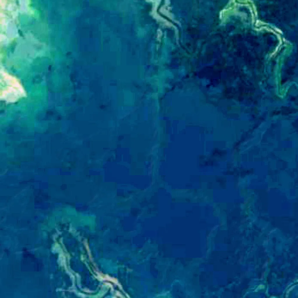 Tanguar haor seen from above (Sentinel-2)
