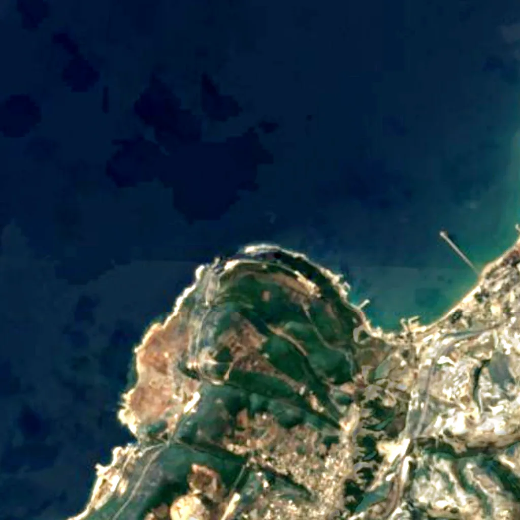 Theoprosopon seen from above (Sentinel-2)