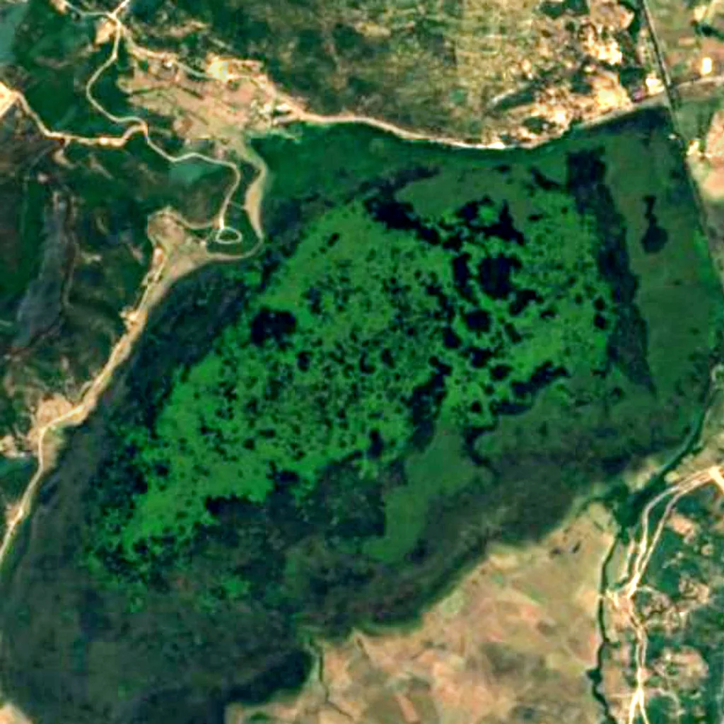 Tonga Lake seen from above (Sentinel-2)