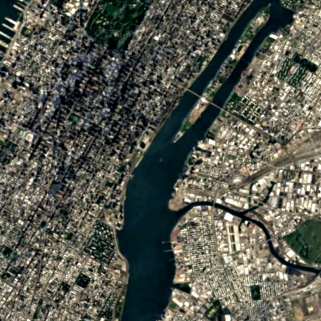 U Thant Island seen from above (Sentinel-2)