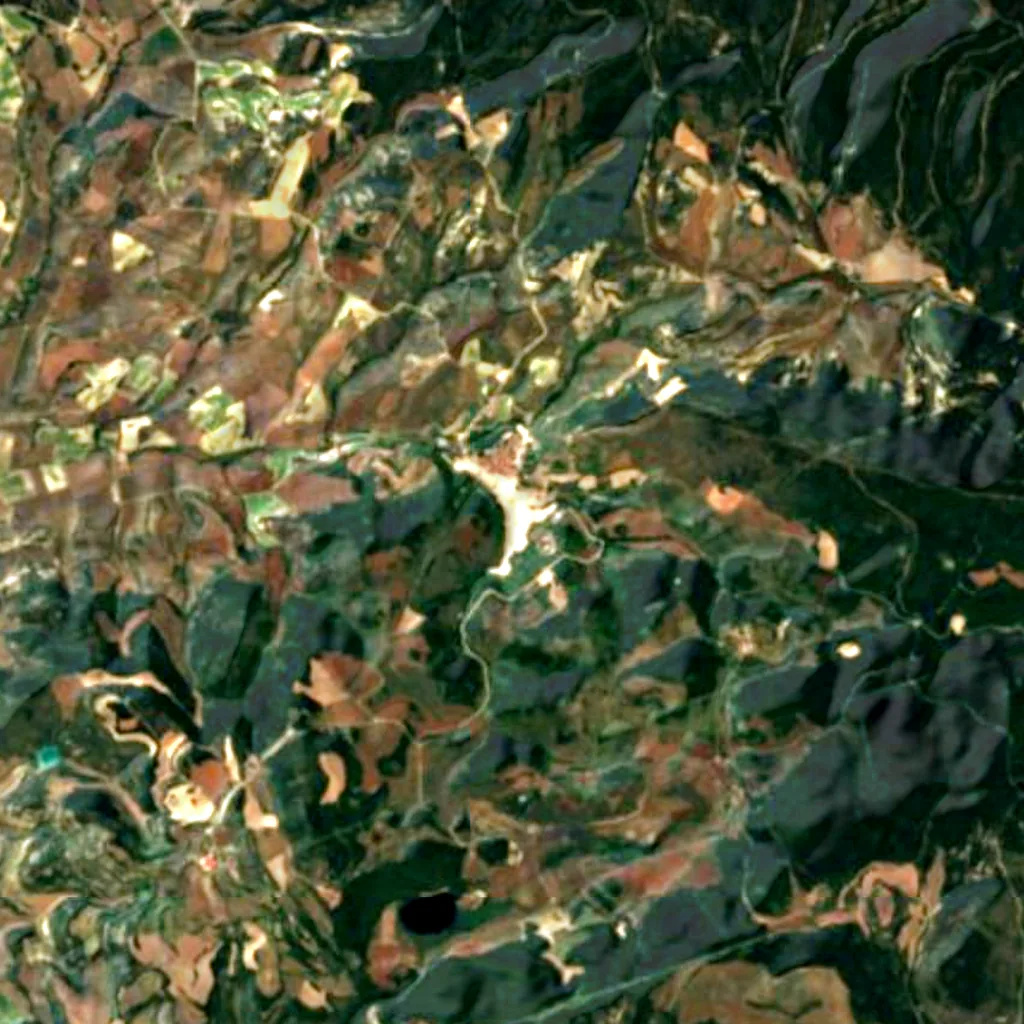 Valle Salado seen from above (Sentinel-2)