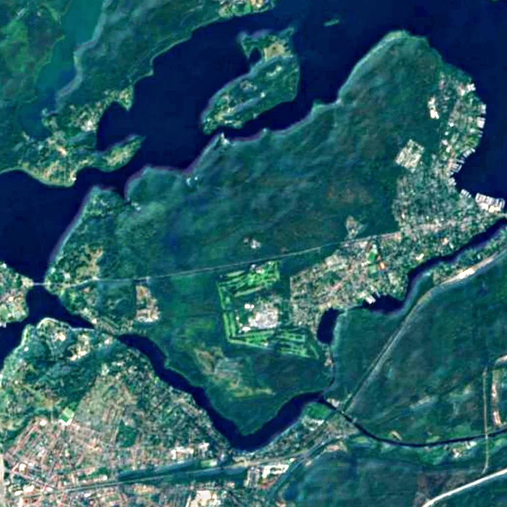 Westlicher Düppeler Forst seen from above (Sentinel-2)