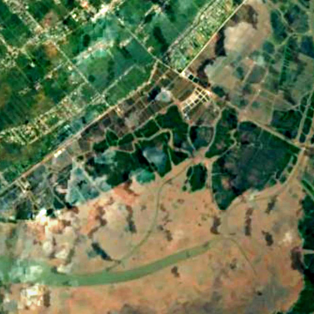 Xuan Thuy National Park seen from above (Sentinel-2)