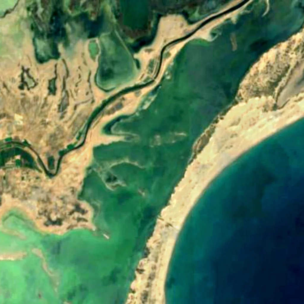 Yumurtalık Lagoon seen from above (Sentinel-2)