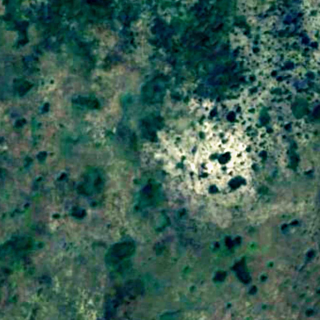 Zapata Swamp National Park seen from above (Sentinel-2)
